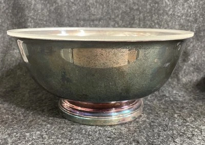 Gorham Silver Original E P Fruit Bowl YC781 Large 9"D Lined Round Serving Bowl - Image 1 of 4
