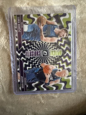 2024-25 Panini Donruss Optic #1 Optical Illusions Luka Doncic & Jason Kidd Mint - Image 1 of 3