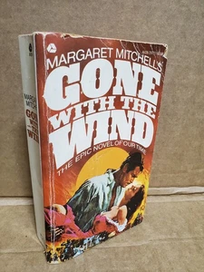 Vintage Gone with the Wind Margaret Mitchell 1973 1st Avon Edition 4th print PB - Foto 1 di 10