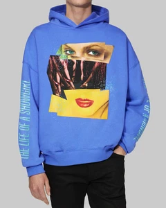 NUEVO OFICIAL Taylor Swift - La vida de una corista sudadera con capucha azul violeta TODAS LAS TALLAS - Imagen 1 de 3