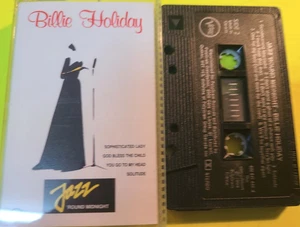 BILLIE HOLIDAY ~ Jazz 'Round Midnight ~ Cinta de casete probada en Canadá - Imagen 1 de 1