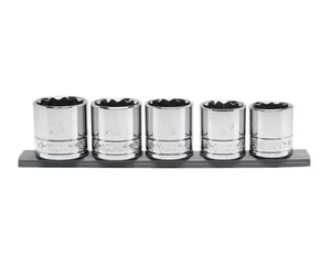 Husky 1/2 in. Drive Metric Large Socket Set (5-Piece) - Picture 1 of 7