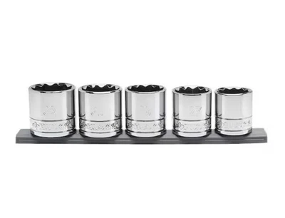Husky 1/2 in. Drive Metric Large Socket Set (5-Piece) - Image 1 of 4