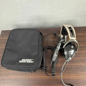 Bose Aviation Headset AHX-32-02 With Case - FOR PARTS - SEE - Bild 1 von 12