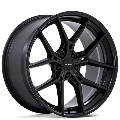 18x9.5" Niche Wheels NC279 Prodigy 5 Matte Black Rims (S04) Foto 1 de 4