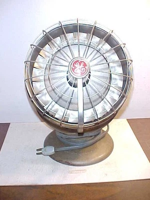 Винтажный General Electric деко пространства нагреватель необычный вентилятор - Изображение 1 из 4