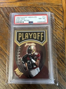 Jerry Rice 1998 Playoff Absolute Sheilds-Retail PSA 8 - Picture 1 of 2