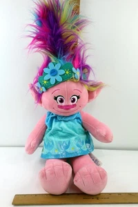 Build A Bear Dreamworks Trolls Princess Poppy Plush Rainbow Hair w/Dress & Crown - Picture 1 of 12