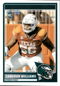 Cameron Williams Rookie - 2025 Panini Score Football #66 - Bild 1 von 2