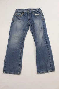 Ariat M5 men size 33x30 western cowboy straight cut blue denim jean - Picture 1 of 14