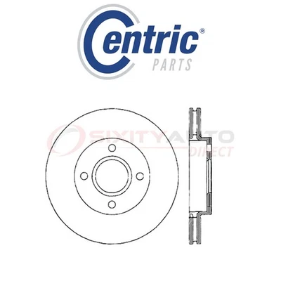 Centric C-TEK Disc Brake Rotor for 2002-2004 Ford Focus 2.0L L4 - Kit Set xs Foto 1 de 4