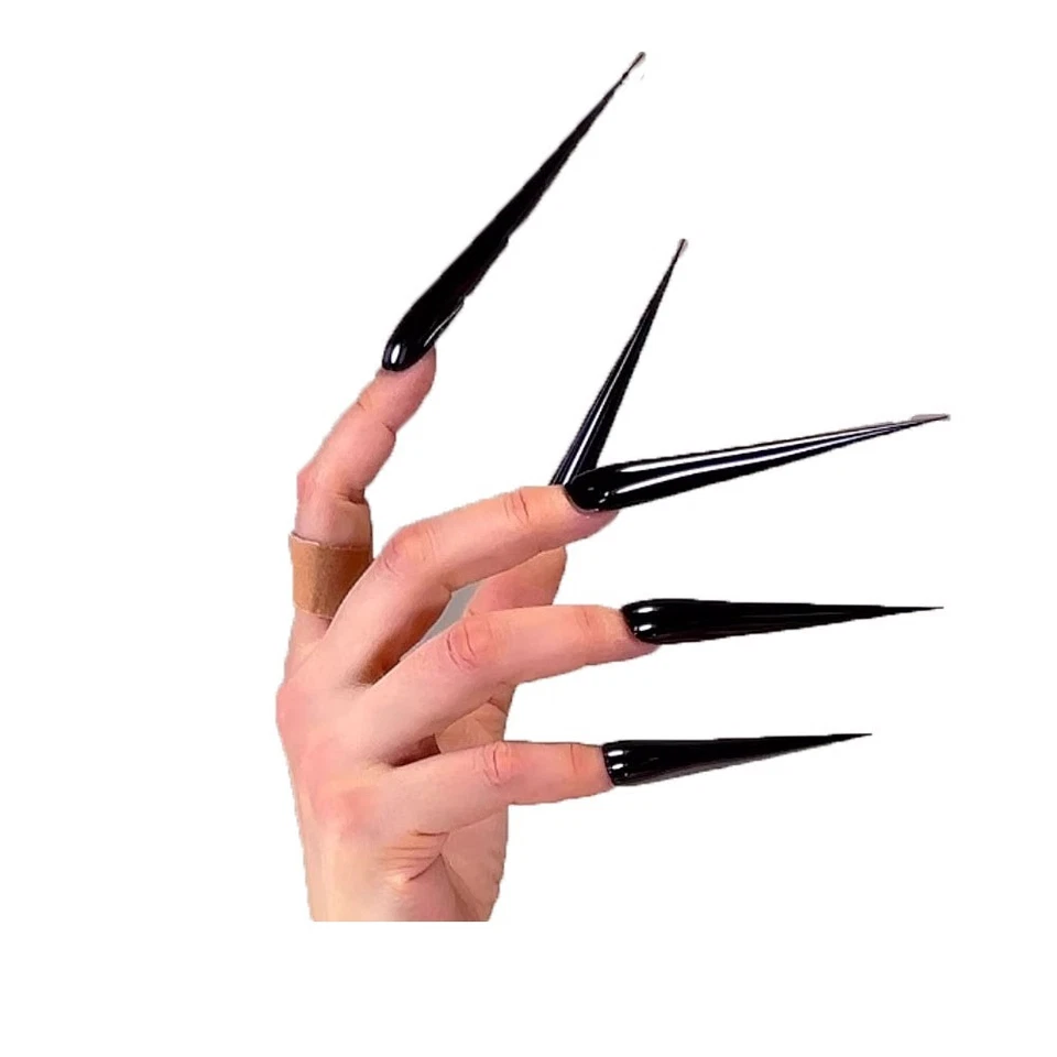 Guantes de ópera metálicos para mujer, guantes de cosplay de cuero sintético elásticos de 28" de largo Foto 1 de 1