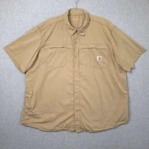Carhartt Hemd Herren 3XL Relaxed Force Mandan Kurzarm Arbeit Angeln belüftet - Bild 1 von 7