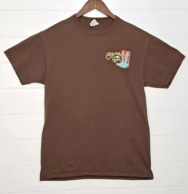 Cherished Girl Womens Size M Graphic T-Shirt Brown Devil When Boots Hit Floor - Image 1 of 4