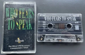 Comóradh ‘98 Who Fears To Speak Cassette Tape RTE Ireland - Picture 1 of 3