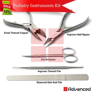 Manicure Ingrown Nails Care Tools Toenail Removal Chiropody Podiatry Instruments - Picture 1 of 6