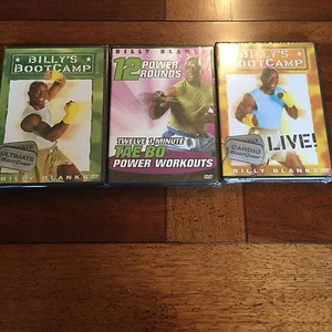 Lot 3 Billy Blanks Tae Bo Bootcamp Ultimate LIVE Power Workout DVD sets Sealed - Picture 1 of 9