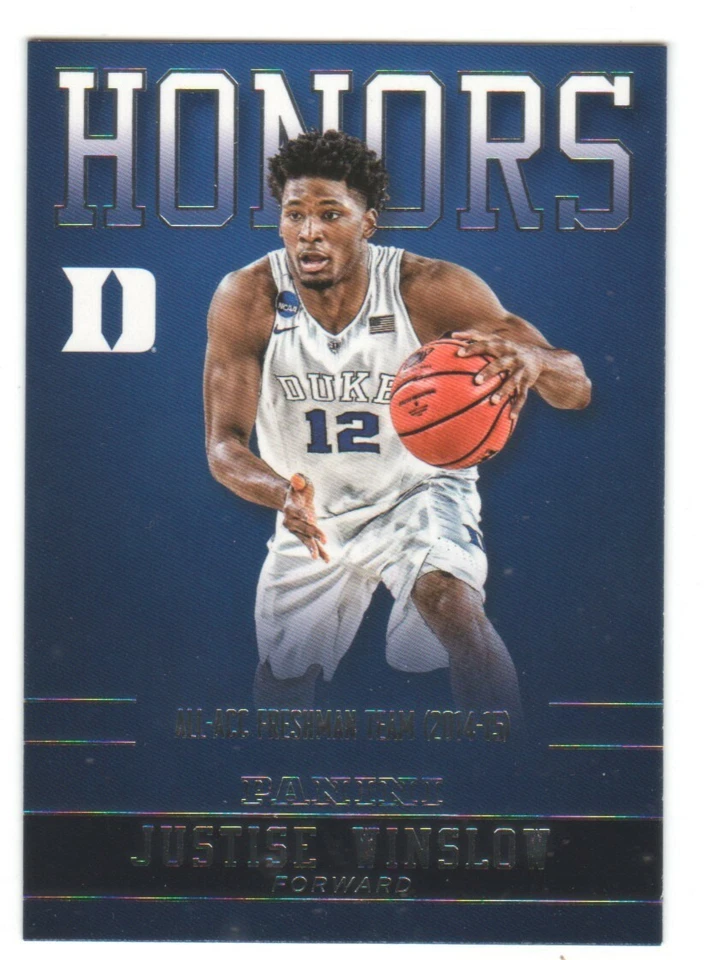 Panini Collegiate Duke Honors 2015 #JWDU Justise Winslow - plano envío y devolución Foto 1 de 1