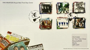 Beatles Stamps UK First Day Cover 2007 - Imagen 1 de 4