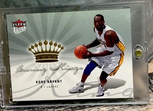 KOBE BRYANT CARD RARE SP INSERT FLEER ULTRA LAKERS JERSEY #24 #8 MAMBA W/ CASE - Picture 1 of 10