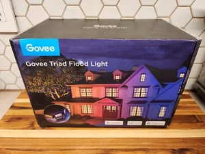 Govee Triad Outdoor Flood Lights, RGBIC Multicolor Outdoor Flood Lights with 450 - Picture 1 of 7