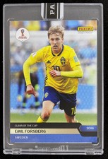 2018 Panini Instant World Cup Emil Forsberg Black 1/1 Sweden Sverige