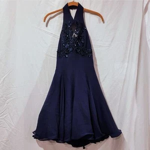 Vintage 100% Silk Tootsies Beaded Dress Women's Size 4 - Picture 1 of 8