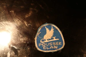 Canadian Shoulder Skating Beginner French Québec Titles Patche Vintage Poussée - Picture 1 of 1