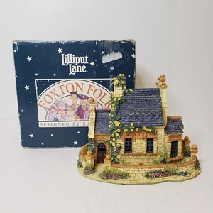 Lilliput Lane Foxton Folk "Foxton School" Village Kay Baker 1993 Vintage Cottage - Picture 1 of 11