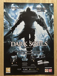 Juego Xbox Vintage Dark Souls Playstation 3 PS3 Publicidad Original 779 - Imagen 1 de 1