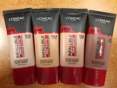 L'Oreal Infallible Pro-Matte Liquid Longwear Foundation *CHOOSE SHADE* - Image 1 of 2