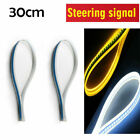 30/45/60cm LED DRL Daytime Running Lamp Strip Light Sequential FlowTurn Signal