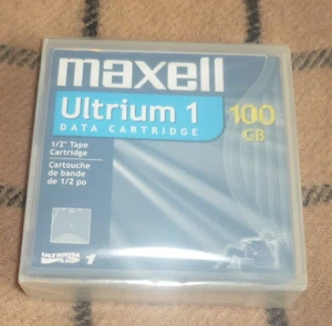 Maxell 183800 Ultrium 1 LTO1 100/200GB Data Tape Cartridge New! Factory Seeled - Picture 1 of 1