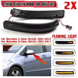 Pour Mercedes W245 W169 E8 Clignotant Dynamique à LED Clignotant Rétroviseur - Foto 1 di 9