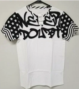 I-D Ideology by Macys Boys' Tee Shirts 'Never Doubt' White-M - Picture 1 of 2