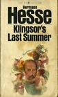 Klingsor's Last Summer By Hermann Hesse **Mint Condition**
