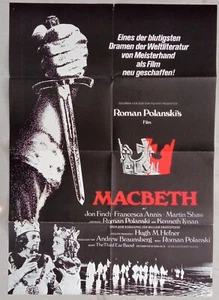 Original Kinoplakat Roman Polanski MACBETH  -  P177 - Foto 1 di 2