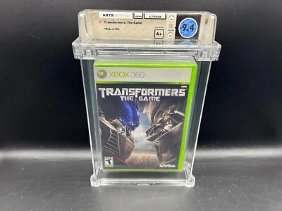 1st Print Transformers: The Game Xbox 360 WATA 9.4 A+ FACTORY SEALED MINT VGA - Image 1 of 4