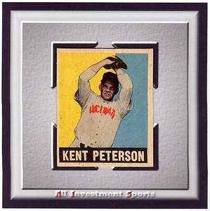 1948 Leaf KENT PETERSON #42 NM **amazing baseball card for your set** M99D