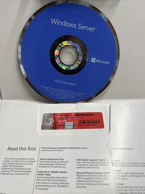 Microsoft Windows Server 2022 Standard 16 Core DVD - Image 1 of 2