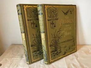 The Thames from its Rise to the Nore by Walter Armstrong 2 Volumes - Foto 1 di 11