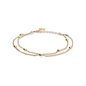 Filigranes Doppelarmband Gold Damen – 18k vergoldet, elegantes Design - Bild 1 von 5