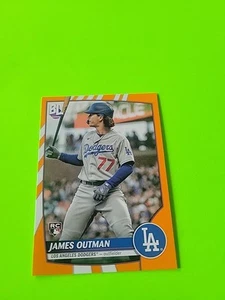 2023 Topps Big League - James Outman #18 Electric Orange (RC) - Picture 1 of 6