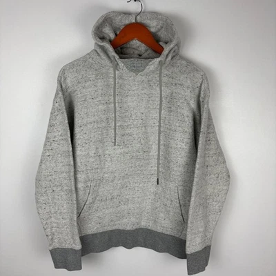 Sudadera con Capucha Pullover EXPRESS Gris Jaspeado Moteado M M Foto 1 de 3