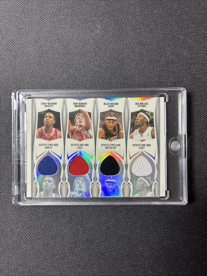 2005-06 TOPPS LUXURY BOX McGRADY IVERSON IGUODALA MARBURY Wallace GU Patch #/140 - Image 1 of 3
