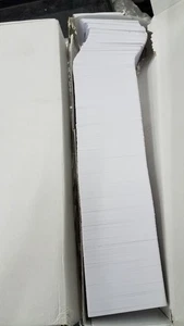1000 carte vuote in PVC bianco - CR80, 30 mil, formato carta di credito, USA - Foto 1 di 2