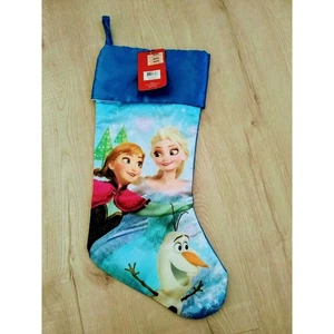 Calza natalizia Disney Frozen Anna Elsa Olaf stampa completa raso - Foto 1 di 9