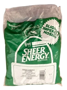 Leggs L'eggs Sheer Energy Strumpfhose Gr. B sehr marine 3 Paar LEICHT UNVOLLKOMMEN - Bild 1 von 2