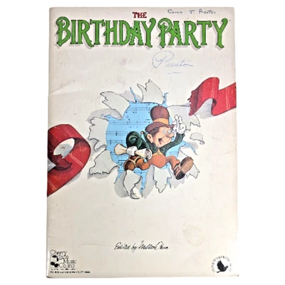 The Birthday Party Musical Choral Book Christmas Christian Music 1981 Youth - Image 1 of 4