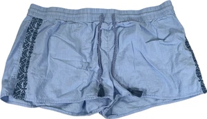 Vineyard Vines Damen blau bestickt Slub Pull-On Shorts - XL - Bild 1 von 3